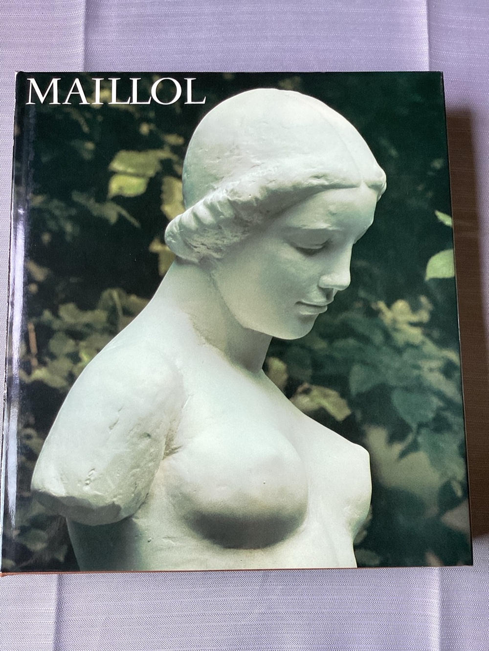 Rare 1977 Vintage Maillol Hardcover Art Book for Sculptors and Artists in French